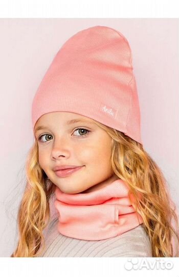Комплект шапка и снуд 52-54 новый