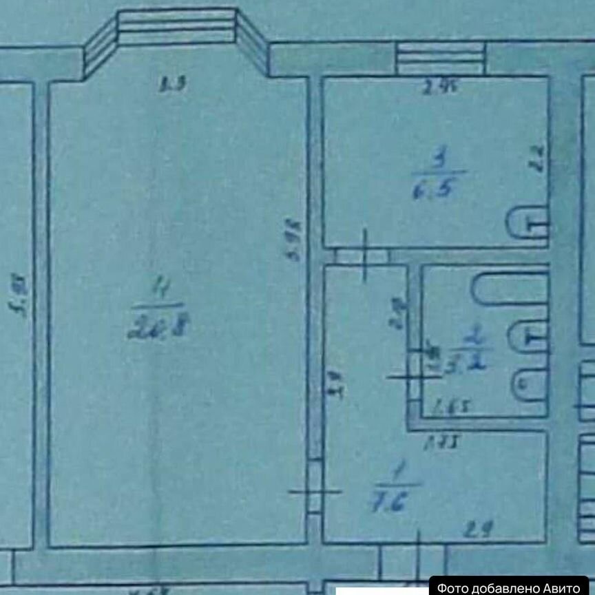 Квартира 1-комн. 38.1 м² в пгт Палатка — фото 7 из 7