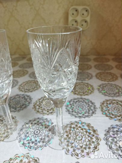 Хрустальные бокалы чехия