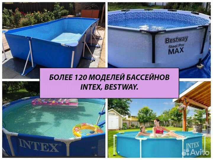 Бассейн каркасный Интекс