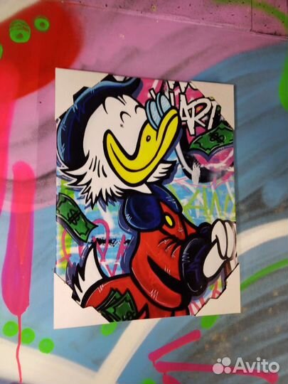 Новая картина Дональд 30 на 40 см