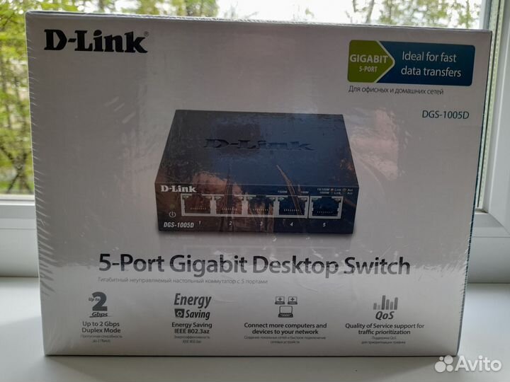 Неуправляемый коммутатор D-llink