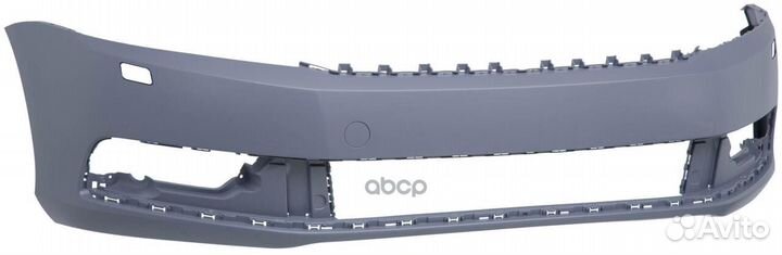 Бампер без омыват. Volkswagen Passat B7 11-14