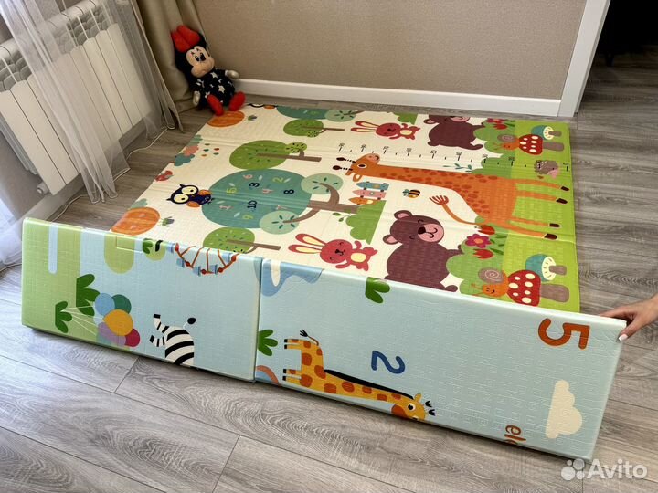 Складной детский коврик новый для ползания