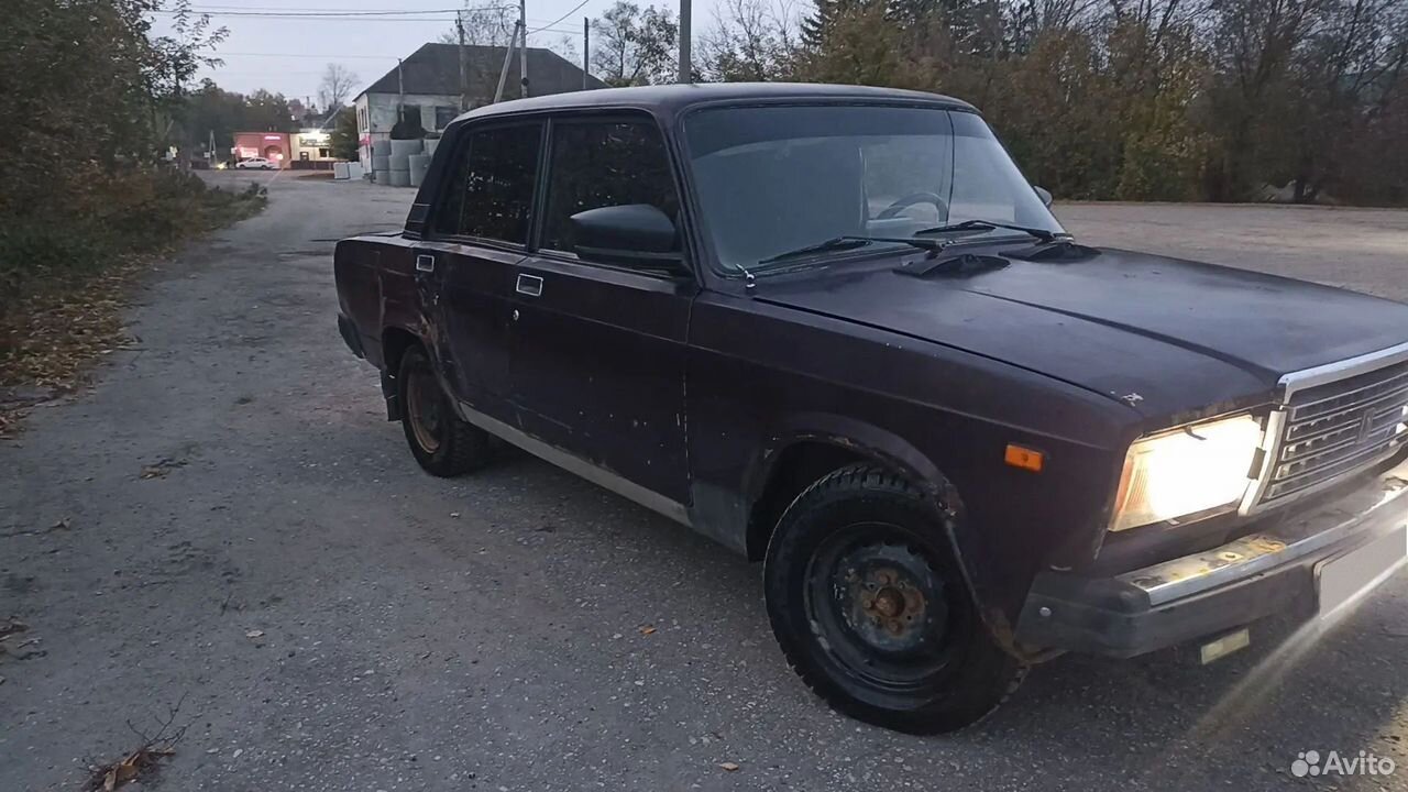 ВАЗ (LADA) 2107 1.5 MT, 2003, битый, 81 000 км с пробегом, цена 65000 руб., Пенза