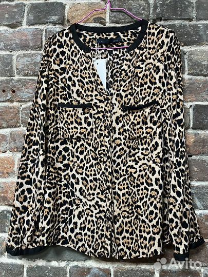 Блузка /рубашка женская леопардовая
