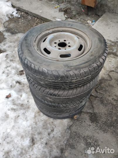 Комплект хороших летних колес на ваз R13