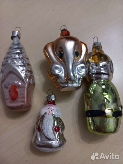Елочные игрушки СССР советские