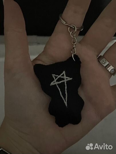 Брелок котик ручной работы