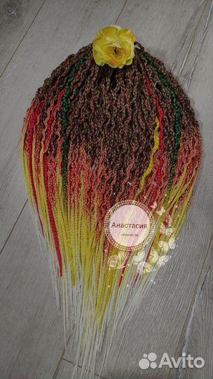 Комплекты кос, дредокудри