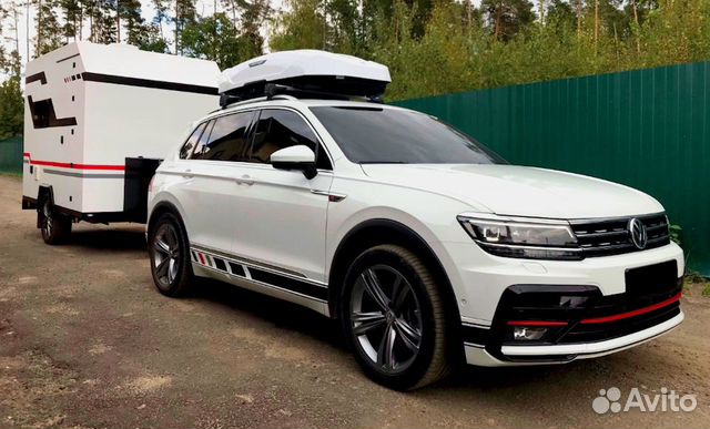 Автобокс (багажник) на Volkswagen Tiguan