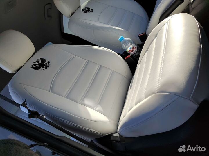 Авточехлы из экокожи+установка