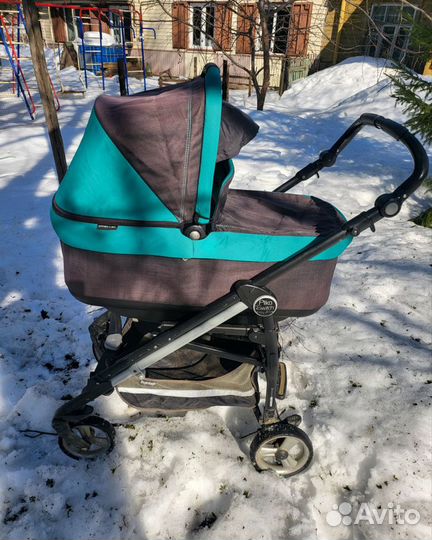 Коляска Peg perego люлька трость Италия