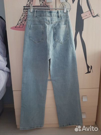 Джинсы палаццо женские