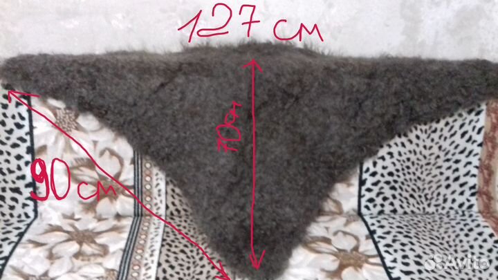 Пуховый шарф Пуховая косынка