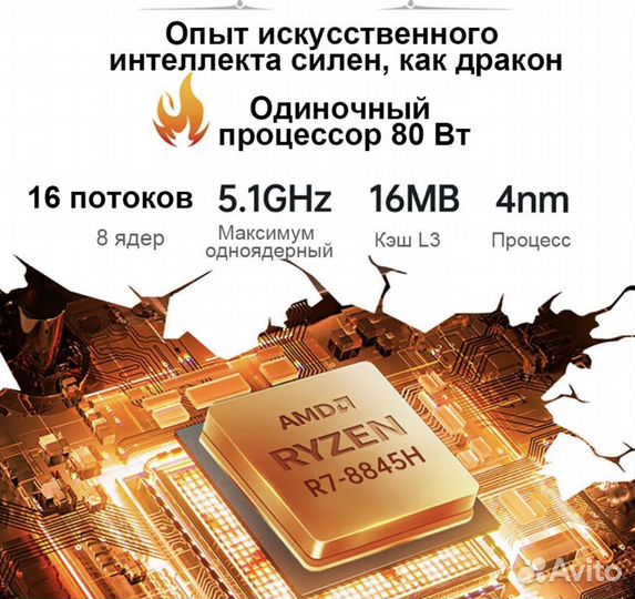 Игрвой Mechrevo 15 Pro / 2024 /R7-8845H /RTX4060