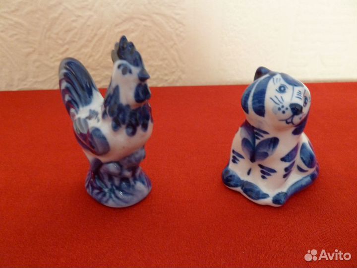 Коллекционная статуэтка, Гжель, тигр