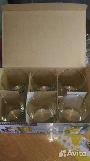 Стопочки 6,стаканы 6