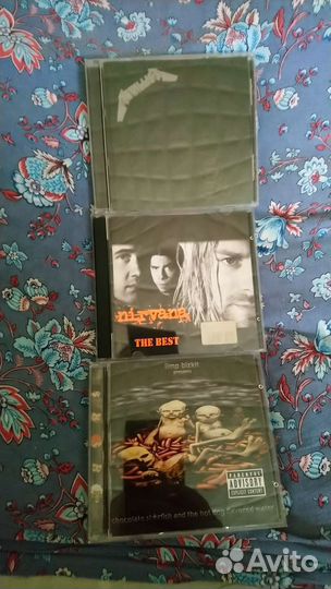 Cd диски Metallica, Nirvana, Limp bizkit