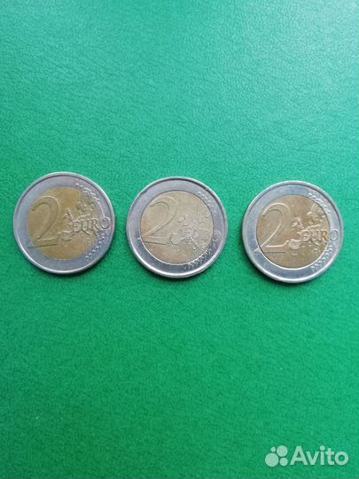 Монеты 2 евро