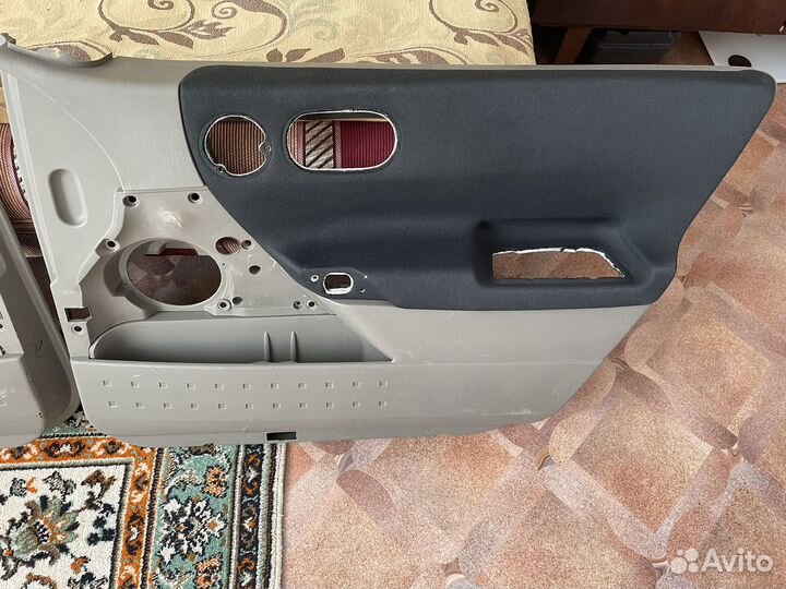Обшивка дверей renault megane 2