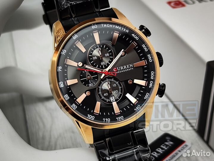 Мужские часы оригинал Curren Chronograph