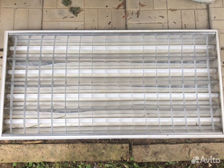 Светильник накладной потолочный 4х36W 61х123 см бу