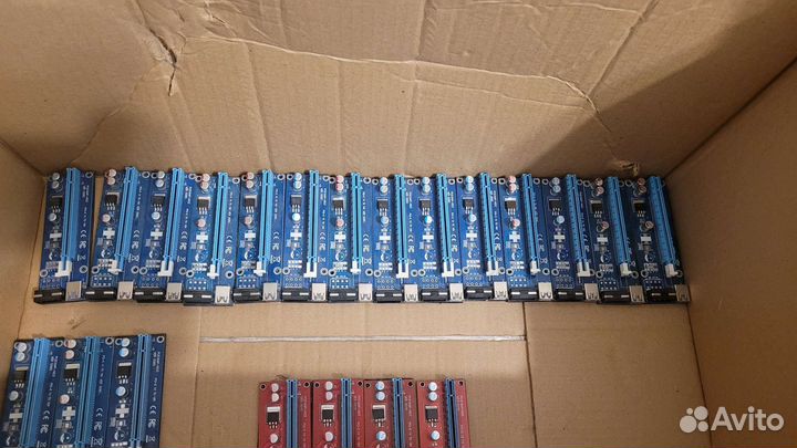 Райзера pci-e SATA и molex