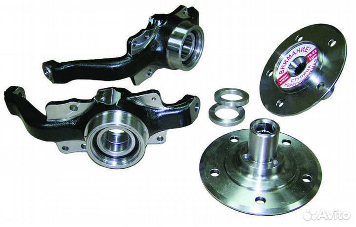 Ступица колеса ваз 2121 перед (кулак+подш+ступица)