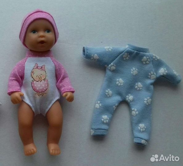 Одежда для кукол мини беби Борн 12см