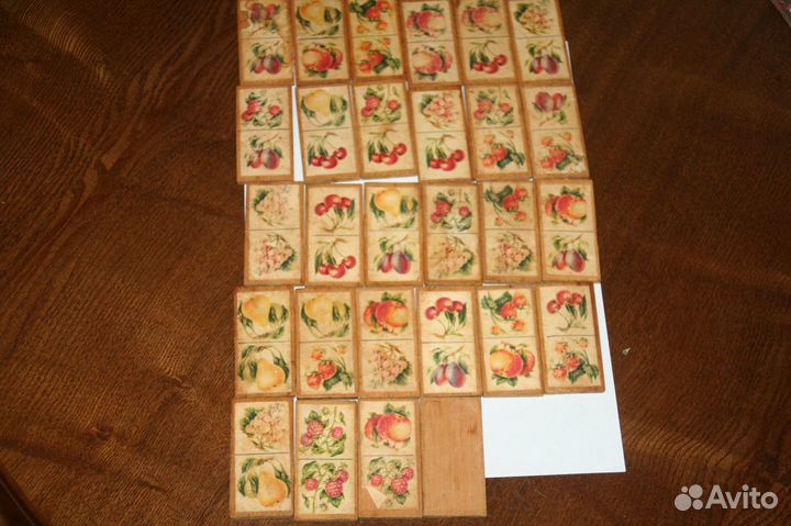 Домино детское деревянное в родной коробке СССР