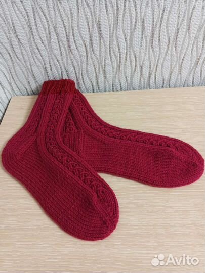 Вязаные носки