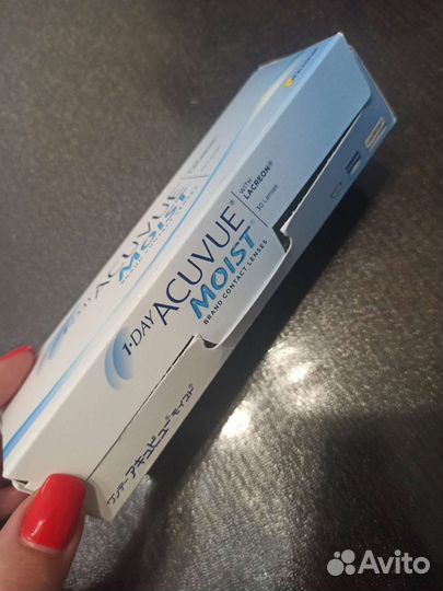 Контактные линзы acuvue 1 day moist