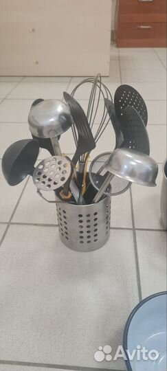 Сотейник 2л, раздаточные ложки, противени