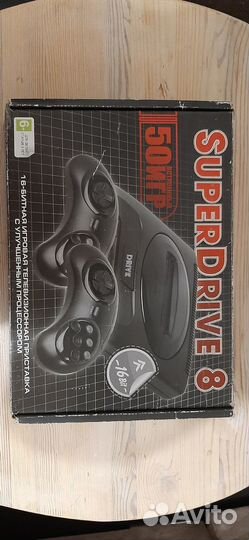 Приставка Sega SuperDrive 8 16-бит (50 игр+бонус)