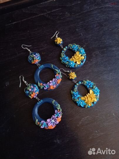 Серьги для фламенко