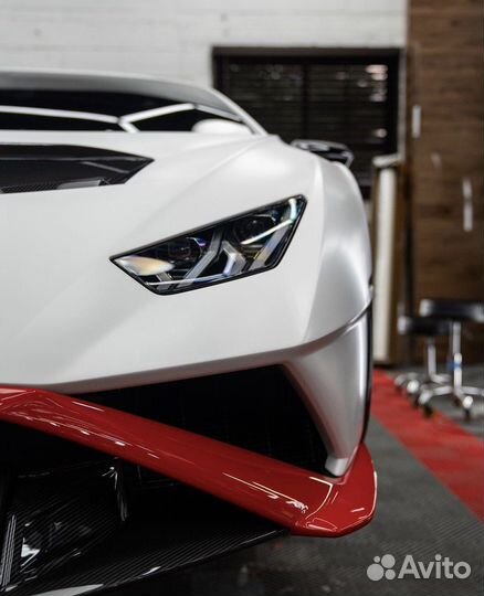 Lamborghini STO - полировка пленка тюнинг