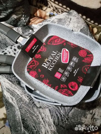 Сковорода-гриль Royal kitchen