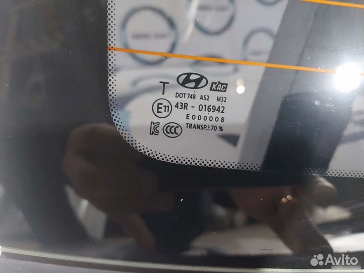 Стекло заднее Hyundai Solaris 2 2017-2020