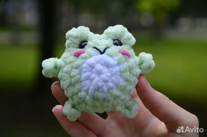 Мягкая игрушка лягушка