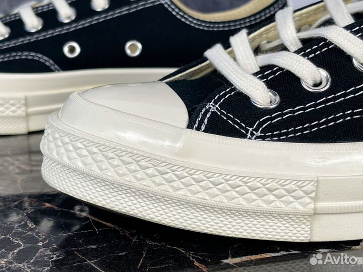 Converse Comme Des Garcons Play Black Low