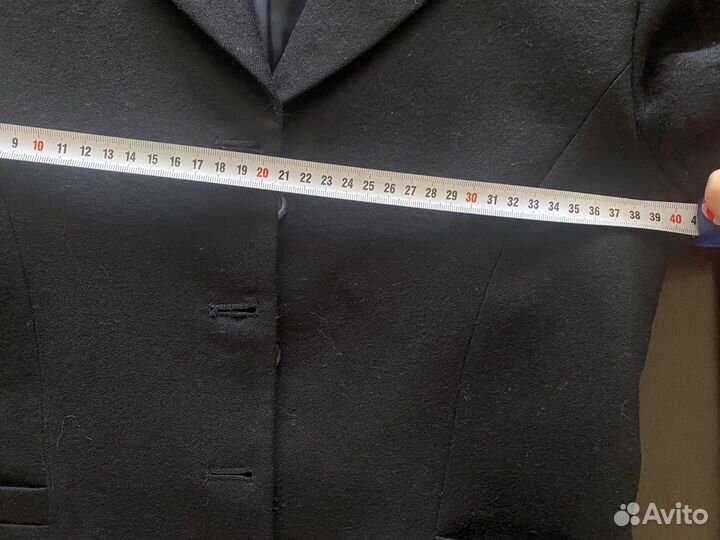 Пиджак школьный для девочки, 100 шерсть