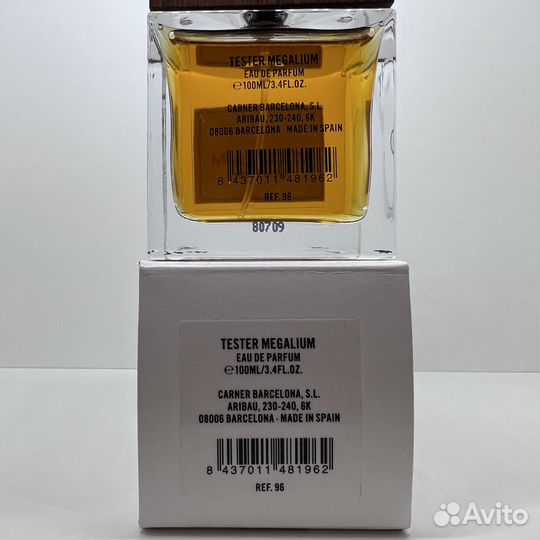 Carner Barcelona - Megalium 100ml Оригинал Тестер