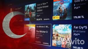 Любая игра PS4/PS5 Турция