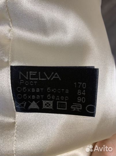 Пальто Nelva р-р 44 натуральная шерсть