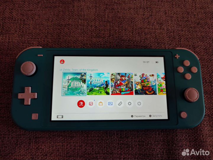 Nintendo switch lite прошитая, sd 128