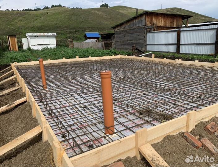 Заливка Фундамента