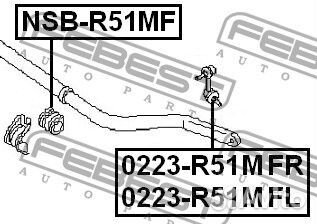 Втулка переднего стабилизатора d34