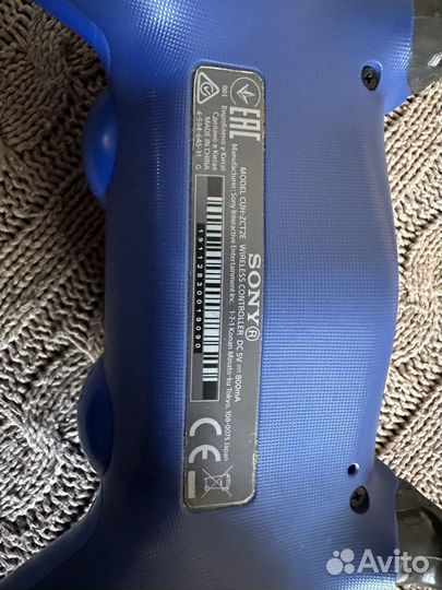 Джойстик синий оригинал PS4