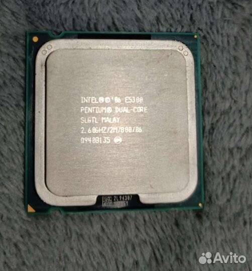 Процессор intel pentium dual core